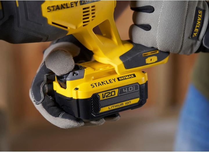 STANLEY Säbelsäge, 18 V, FATMAX V20-Bereich, 25 mm, Geschwindigkeit 0-3000, bürstenloser Motor, ohne