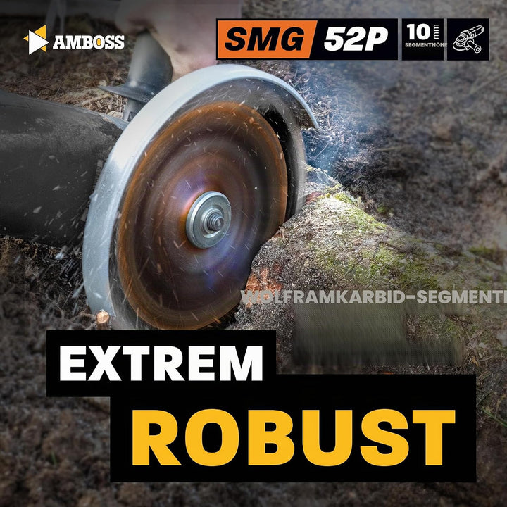 Amboss HM Trennscheibe Ø125 x 22.2 mm (Für Wurzeln, Asphalt, Hartgummi etc.) - Galvanisiert Ø 125 mm