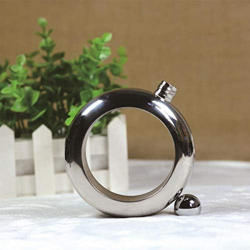 Fdit Weinflasche + Trichter Trinkflasche/Armband A-Form Edelstahl Flachmann Flagon Whisky Zwei Griff