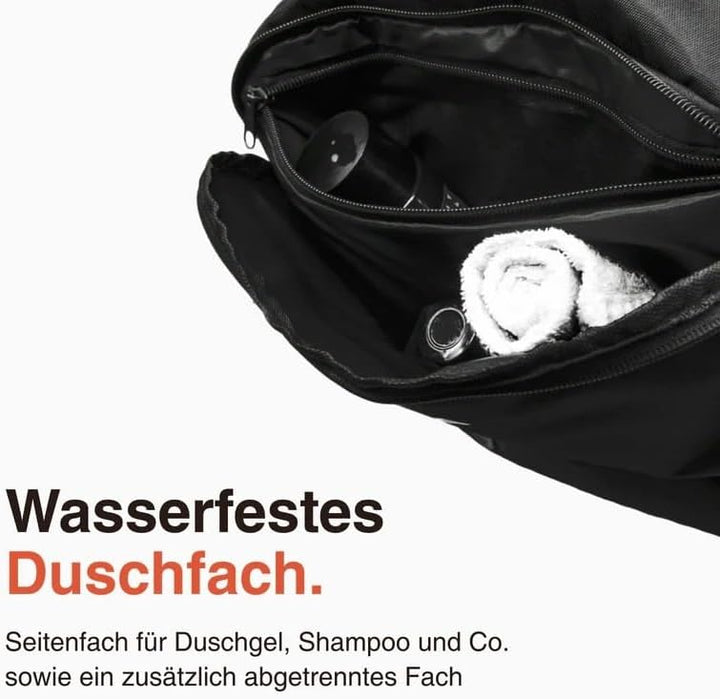 LODA - Trolley (75L) - Multifunktionale Sporttasche mit Rollen, Teleskopgriff & Rucksackfunktion - S