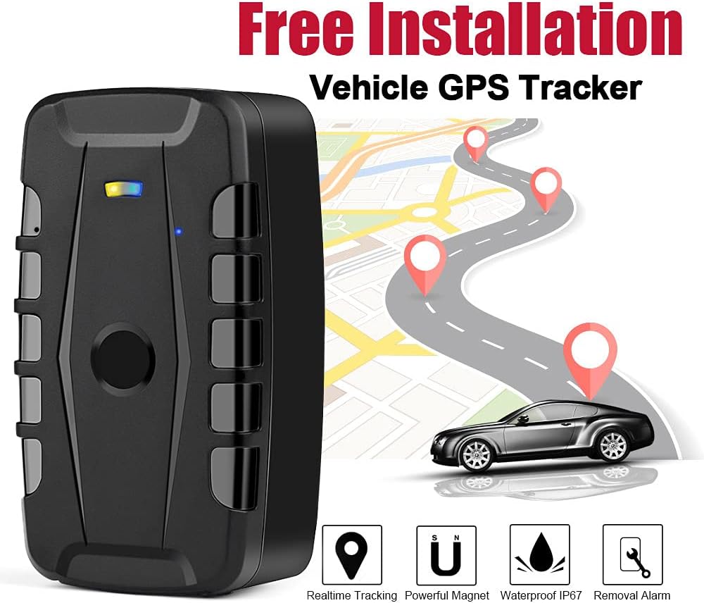 TKMARS TK918 Auto GPS-Tracker, 20000mAh. Langlebiger Akku, Starkes magnetisches Echtzeit-GPS-Trackin