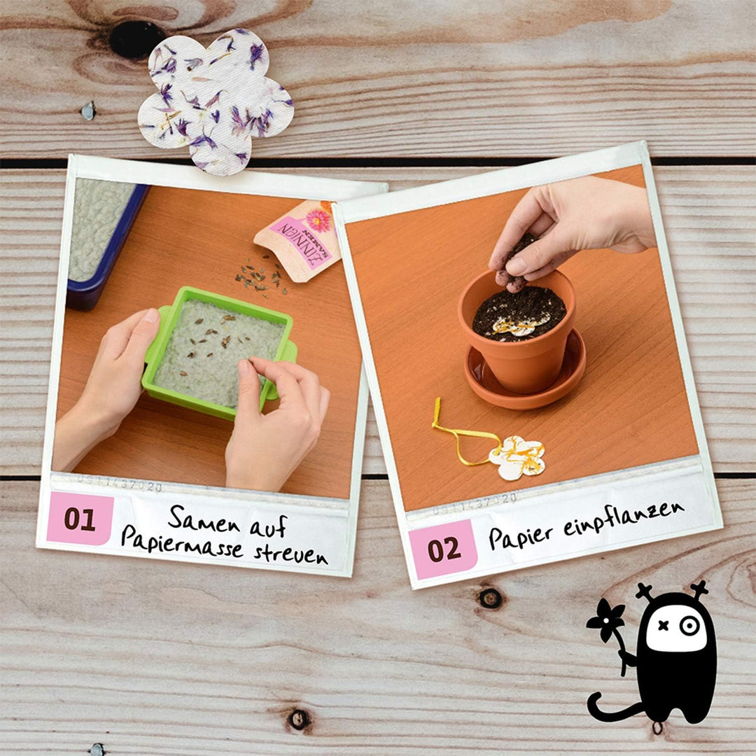 Kosmos 604202 AllesKönnerKiste Blühendes Papier. DIY-Bastelset für Mädchen und Jungen ab 8 Jahren, S