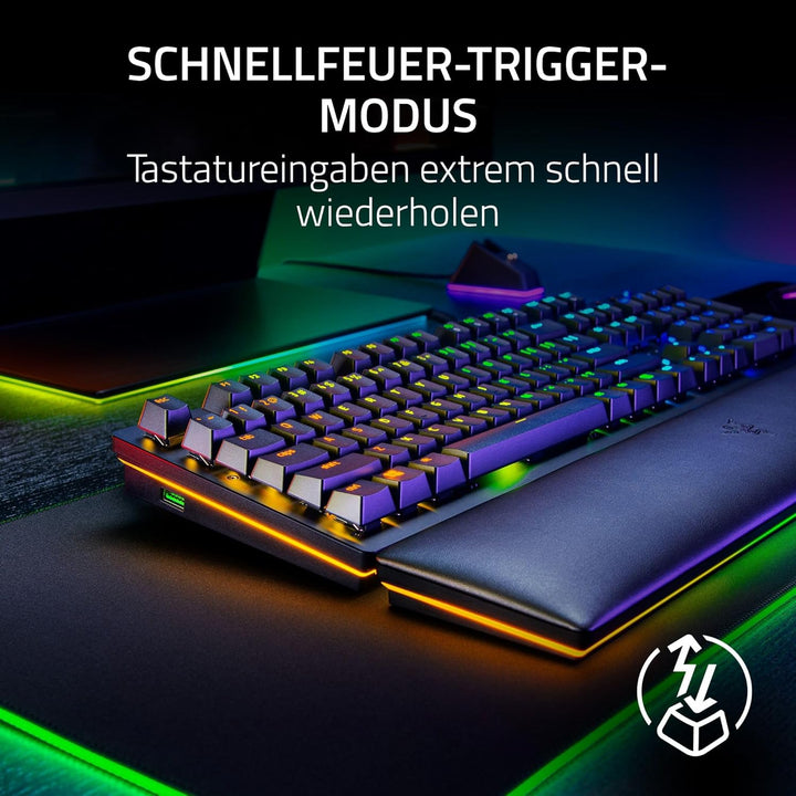 Razer Huntsman V2 (Analog Switch) - Gaming Tastatur mit analogen, opto-mechanischen Schaltern (Handb