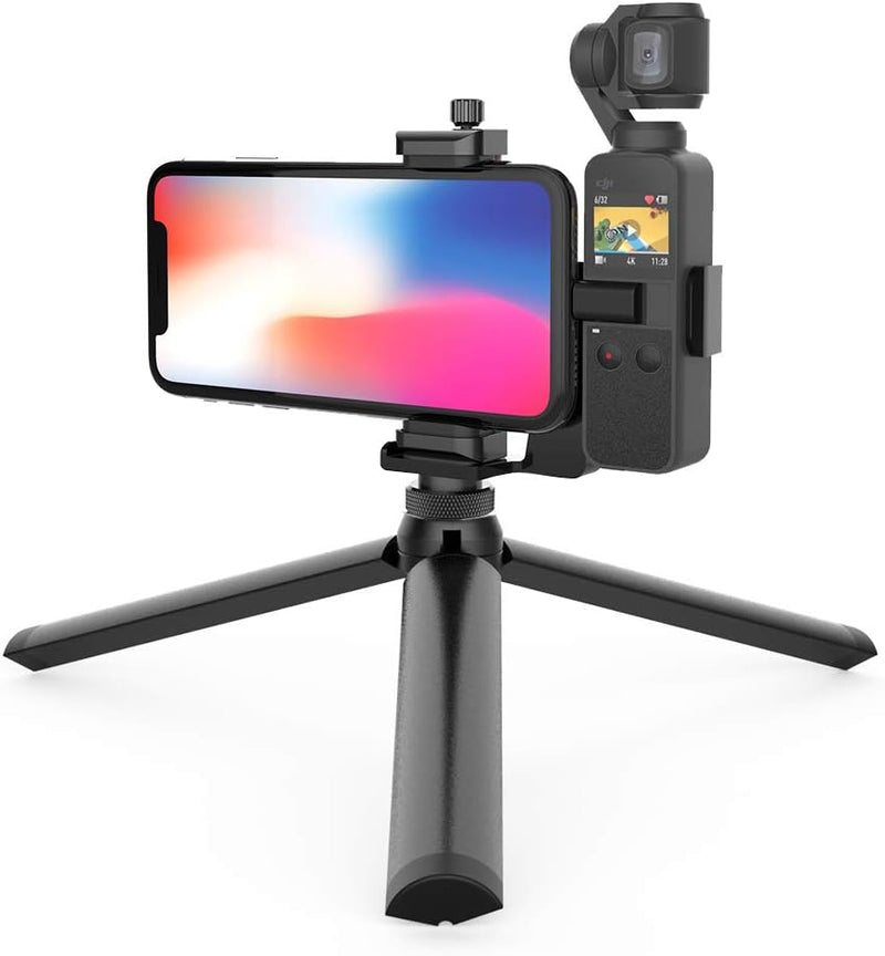 Smatree Telefonhalterung mit Stativ, kompatibel mit DJI OSMO Pocket 2/Pocket1 und iPhone 14/13/12/11