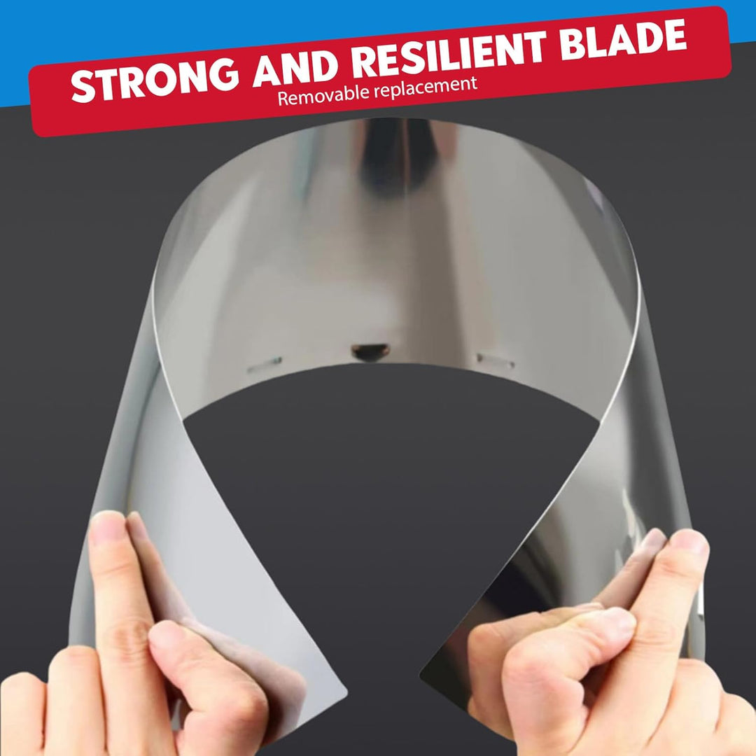 Flächenspachtel Set Profi, Spachtel Werkzeug Set Enthalten 3 Schabern(25cm+40cm+60cm) und 160cm Tele