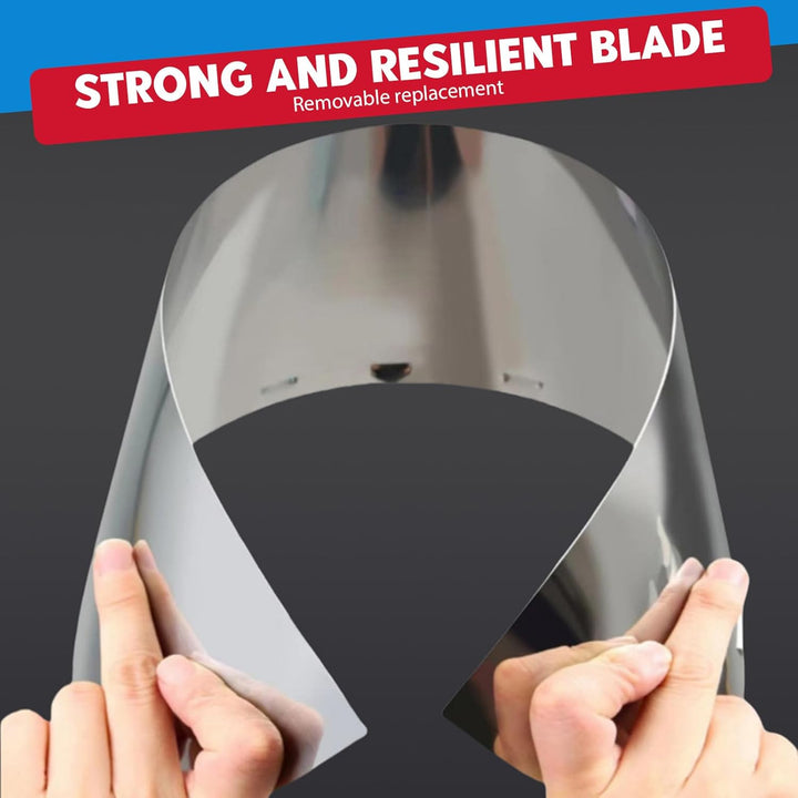 Flächenspachtel Set Profi, Spachtel Werkzeug Set Enthalten 3 Schabern(25cm+40cm+60cm) und 160cm Tele