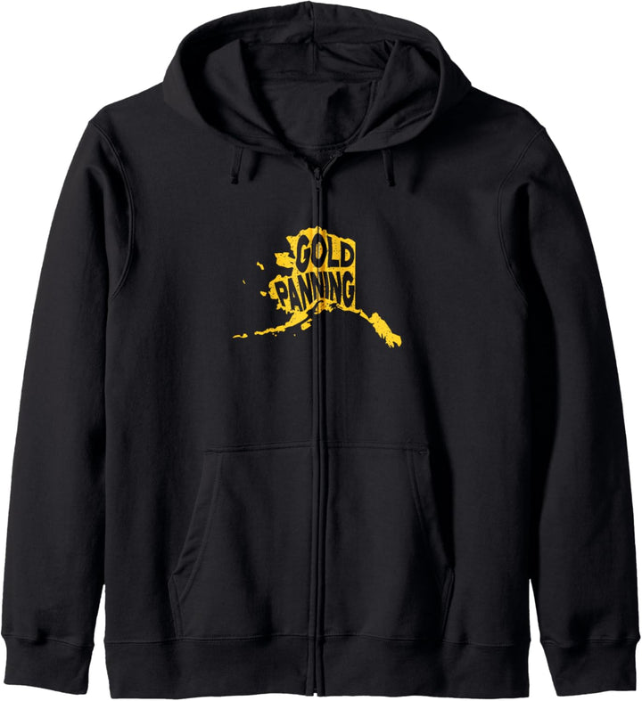 Alaska Gold Digger Mining Goldrausch Goldwaschen Kapuzenjacke