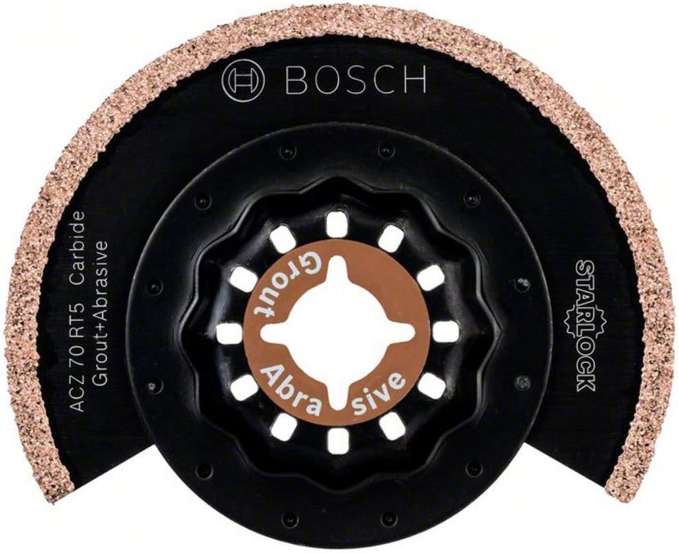 Bosch Professional 1x Segmentsägeblatt ACZ 70 RT5 (für Mörtel, Körnung 50, Ø 70 mm, Zubehör Multifun