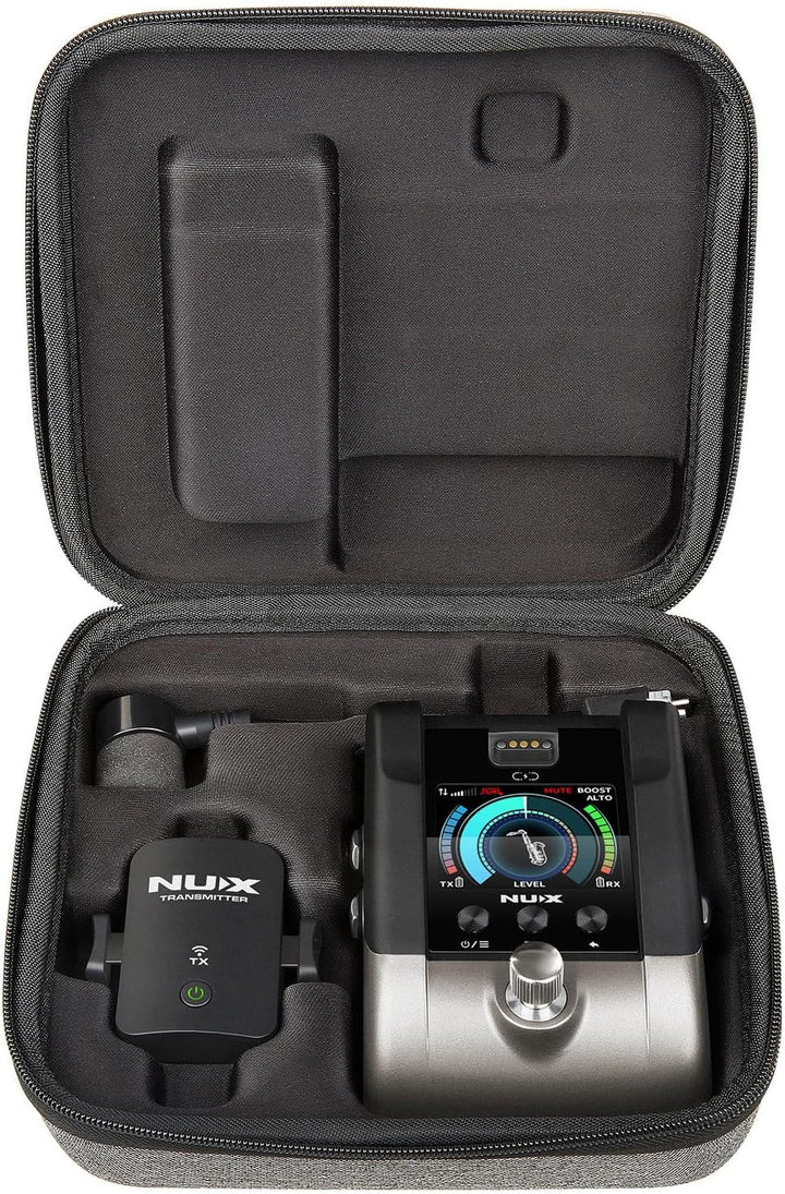 NU-X B-6 Pro Kabelloses Saxophon- und Trompeten-Mikrofonsystem, professionelles 2,4 GHz digitales Au