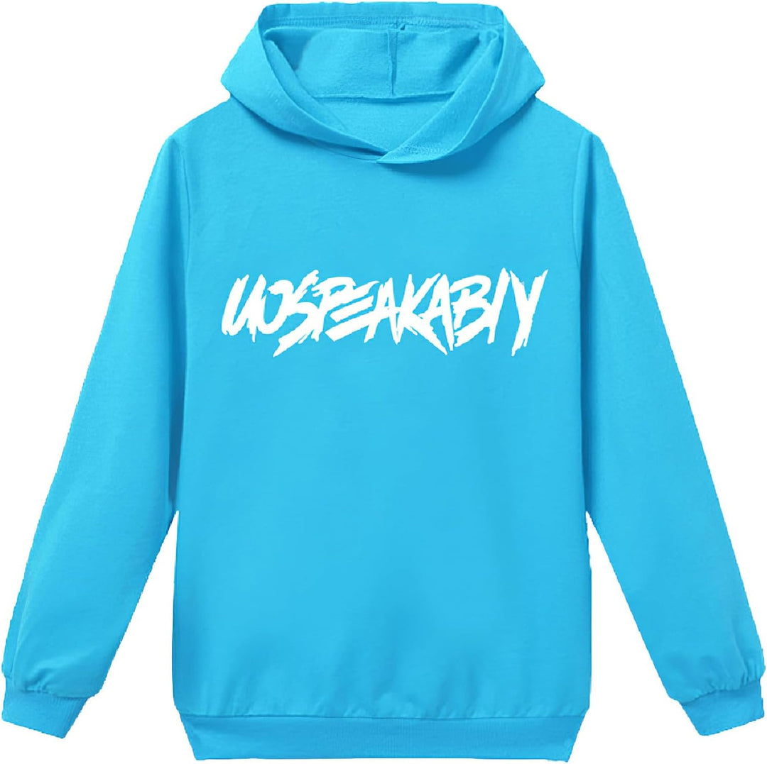 Jungen Hoodie Trainingsanzug Sweatshirt Top und Hose Kleidungsset 2-15 Jahre 4-5 Jahre Himmelblau-2,