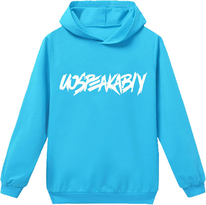 Jungen Hoodie Trainingsanzug Sweatshirt Top und Hose Kleidungsset 2-15 Jahre 4-5 Jahre Himmelblau-2,