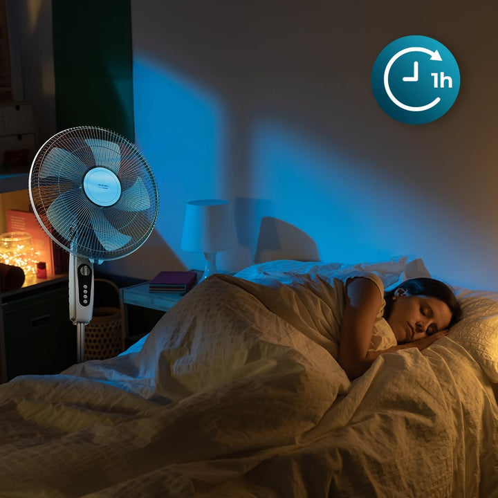 Cecotec Standventilator EnergySilence 515 MaxFlow White. 45 Watt Leistung, 40 cm Durchmesser, 3 Gesc