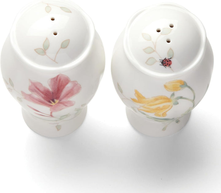 Lenox Salz- und Pfefferstreuer-Set mit Schmetterlingswiese Salz- und Pfefferstreuer, Blumenmuster, S