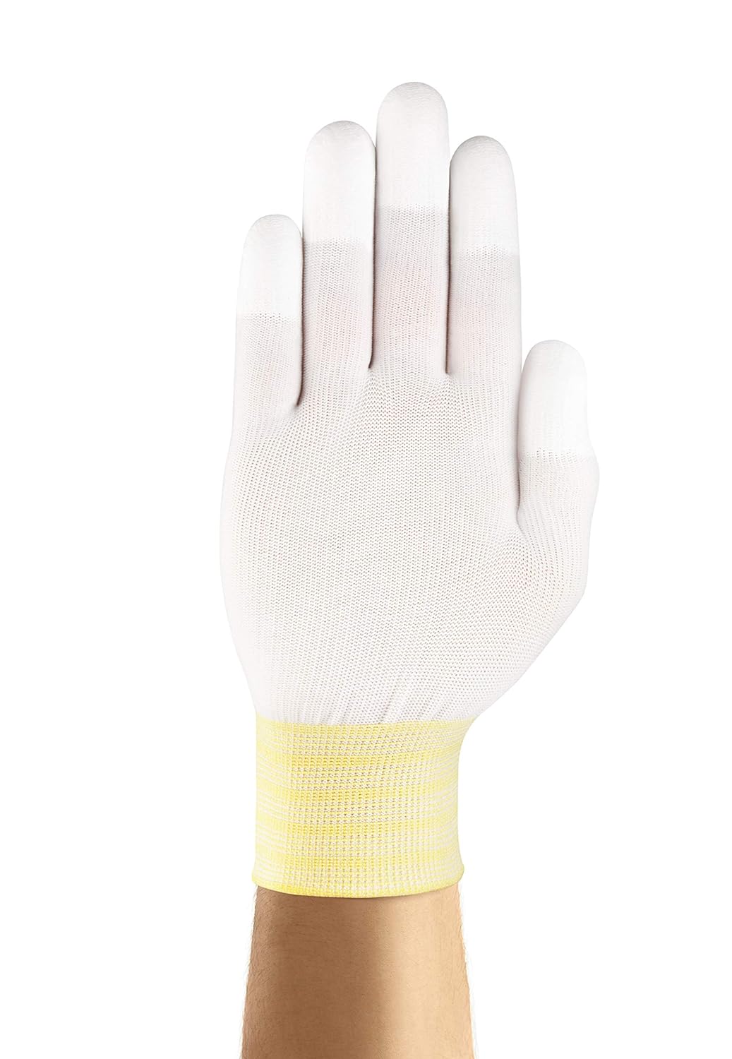 Ansell HyFlex 11-605 Mehrzweckhandschuhe, Mechanikschutz, Weiss, Grösse 6 (12 Paar pro Beutel) Gröss