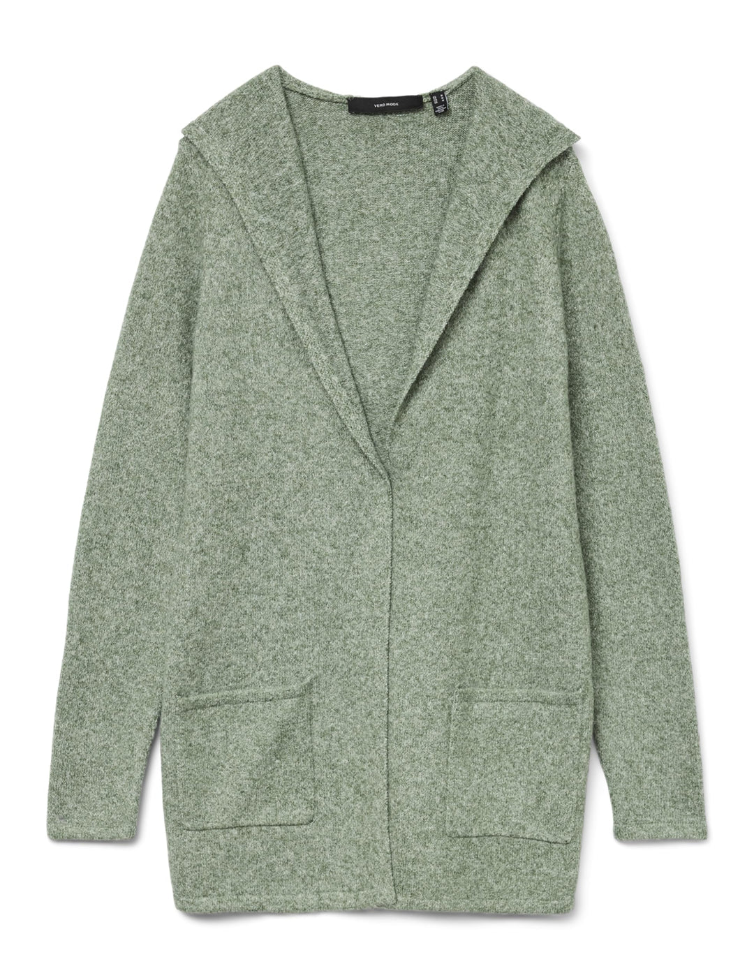 VERO MODA Damen Vmdoffy Ls Open Hood Cardigan Ga Noos Strickjacke XS Laurel Wreath/Detail:melange, X