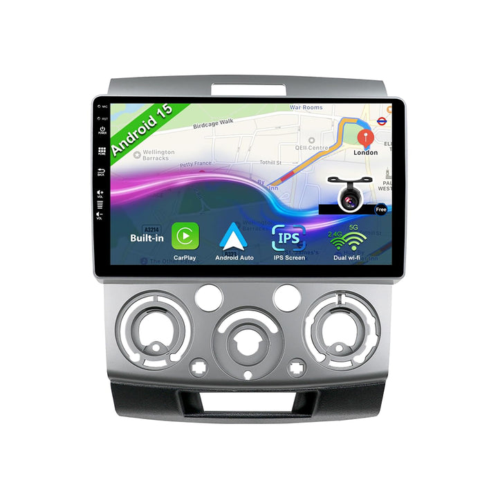 JOYX Android 15 IPS Autoradio Passt für Ford Ranger/Everest/Mazda BT50 J97M (2006-2013) - Eingebaute