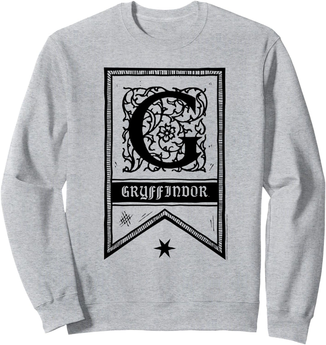 Harry Potter Gryffindor Drawn Banner Sweatshirt