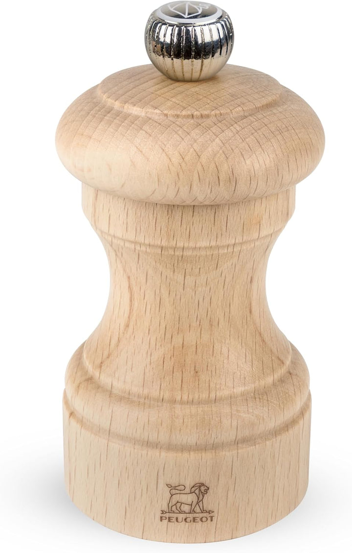 Peugeot Bistro Mühlen-Set Pfeffer/Salz, Klassische Mahlgradeinstellung, Höhe: 10 cm, Holz, Natur/Sch