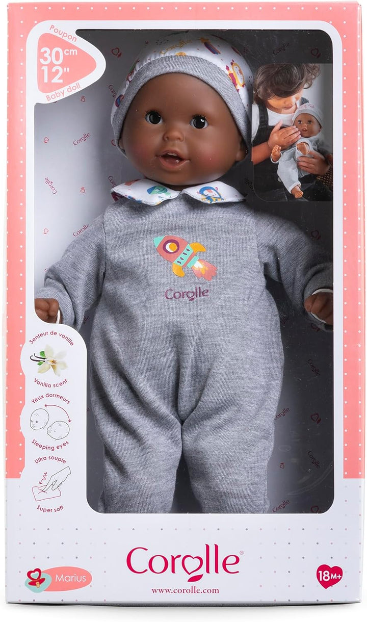 Corolle 100480 Baby Calin Marius, grau