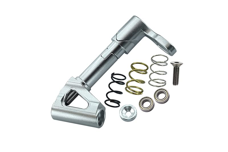 Kyosho Motorcycle NSR500 Tuning Teile Aluminium Steering Post With Springs & Bearings - 1 Set Silver