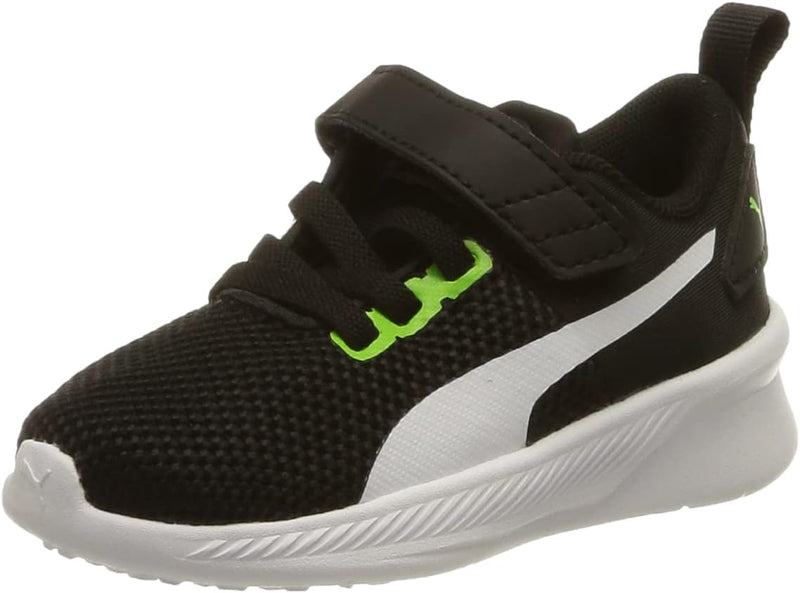 PUMA Unisex Baby Flyer Runner V Inf Sneaker 20 EU Green Flash Puma White Puma Black, 20 EU Green Fla