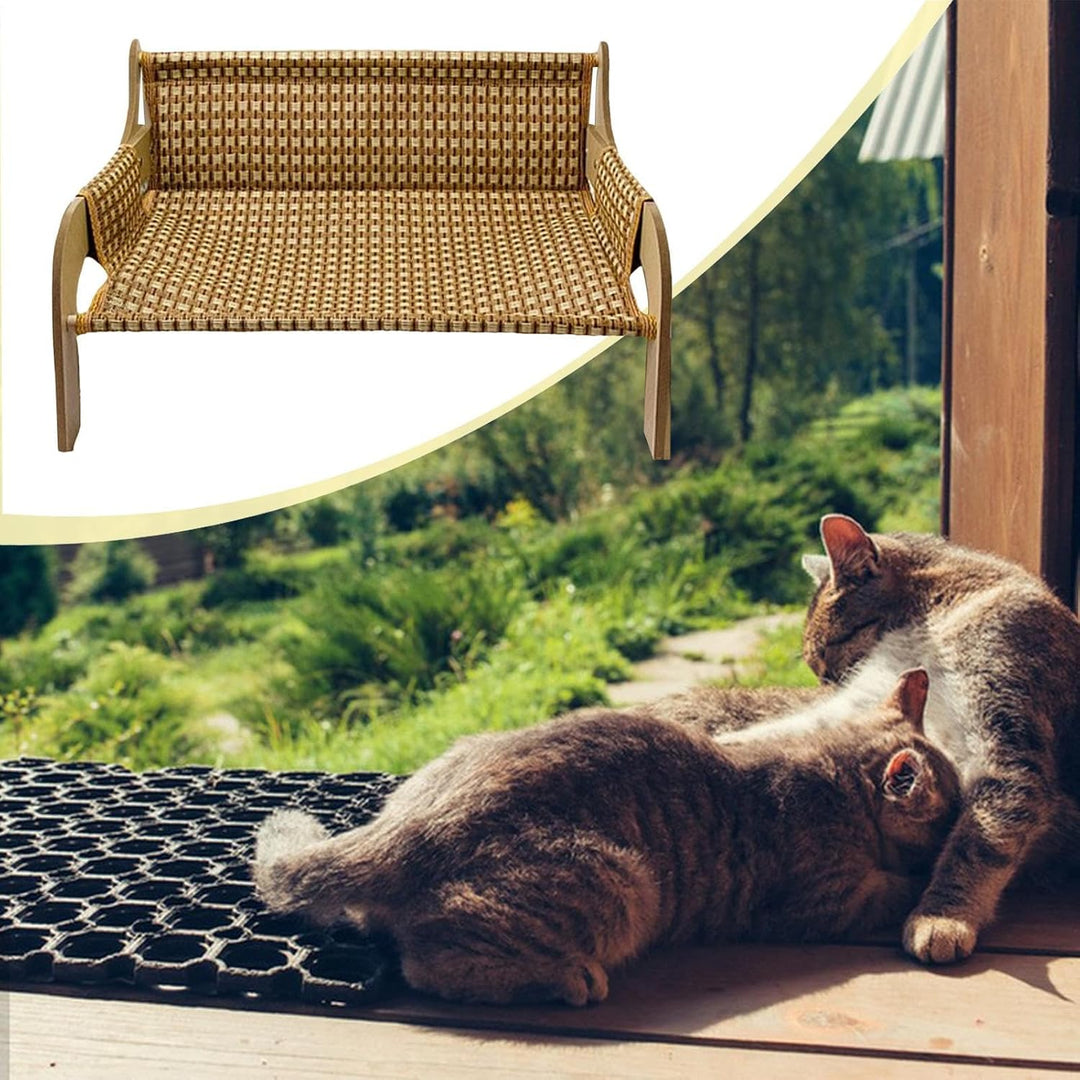 Generisch Katzen Couch,Hundebett Katzen Hängematte Couch - Atmungsaktiver Erhöhter Hundesofa Lounges
