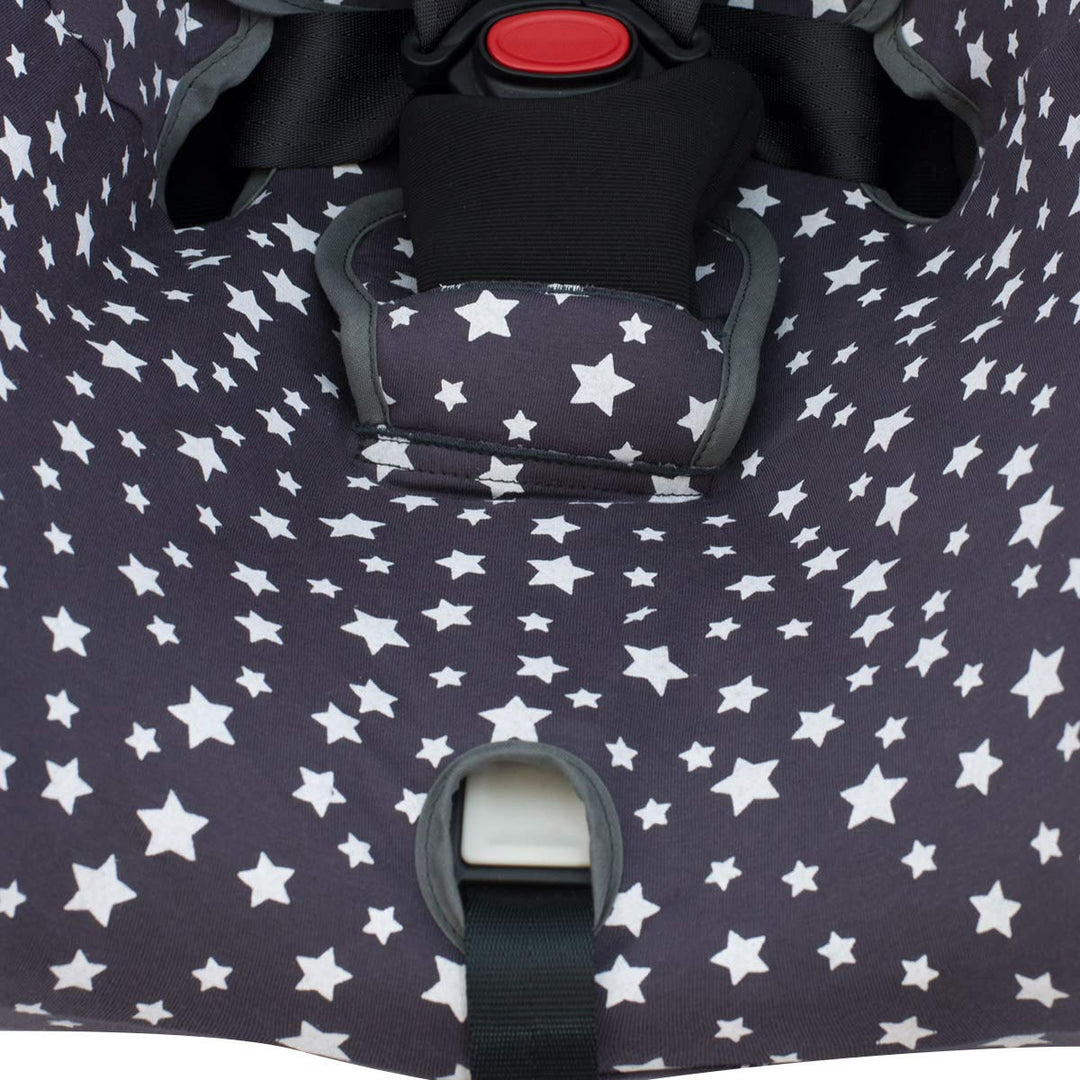 JYOKO KIDS Bezug für Autositz kompatibel mit Bugaboo Nuna by Turtle, aus Baumwolle (Winter Sky), Win