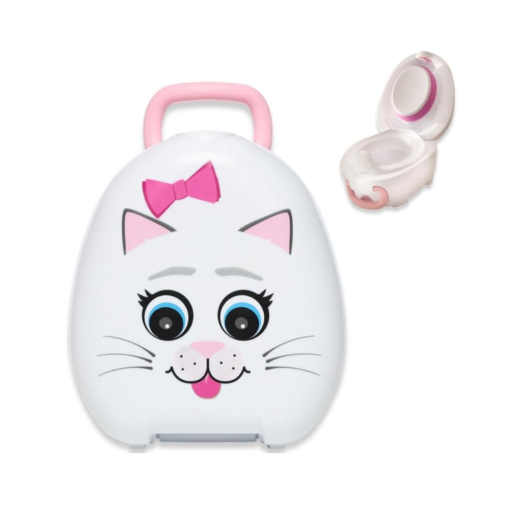 My Carry Potty - Katze Travel Töpfchen, preisgekrönter tragbarer Toilettensitz für Kleinkinder, den