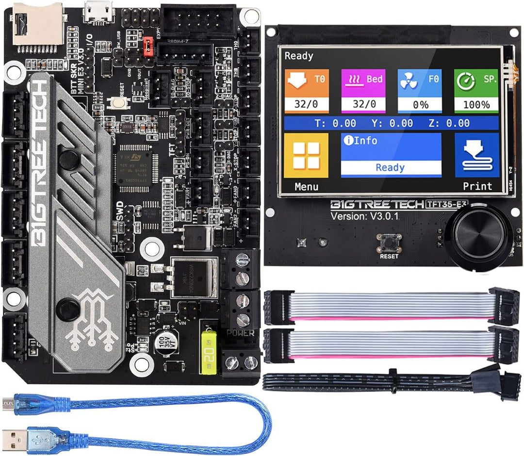 BIGTREETECH SKR Mini E3 V3.0 Control Board + TFT35 E3 V3.0.1 Graphic Smart Display Panel Board New U