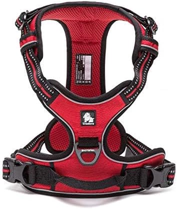 WINHYEPET Truelove Hundegeschirr No-Pull Reflektierendes verstellbar Haustiergeschirr mit 2 Leinencl