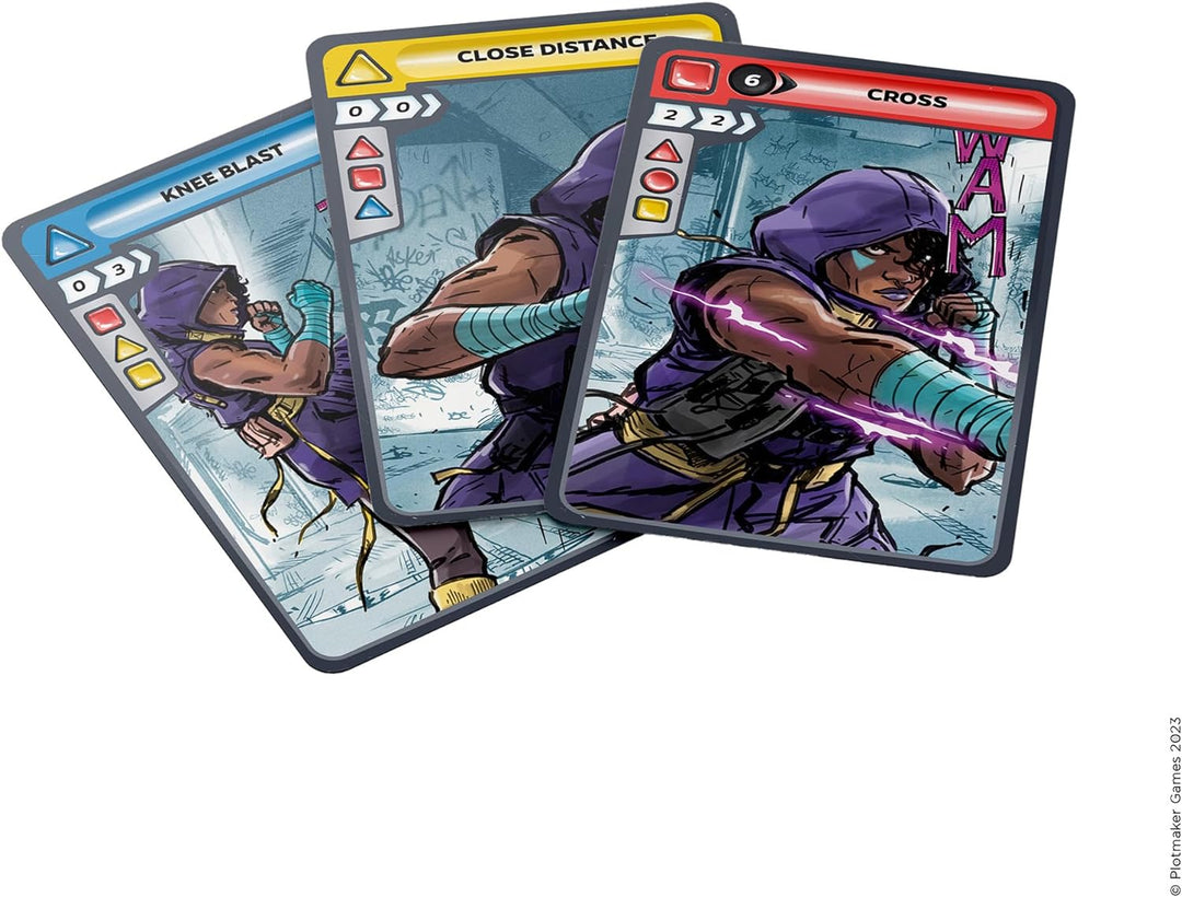 Plotmaker Games - Combo Fighter: Plotmaker Edition - Pack 1 - Kartenspiel - 1 bis 4 Spieler - Ab 14