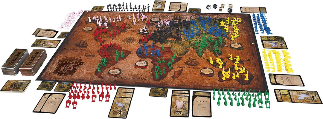 Risiko 60 Jahre Jubiläums-Ausgabe, Familienspiel ab 10 Jahren Risiko 60 Jahre Jubiläums-Ausgabe