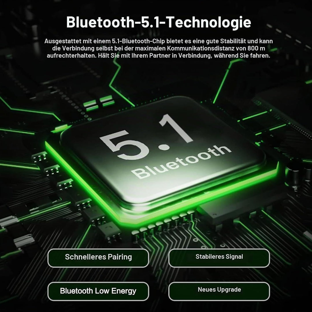 EJEAS FBIM Professionelles Fussball Schiedsrichter Bluetooth Intercom Headset Kommunikationssystem,