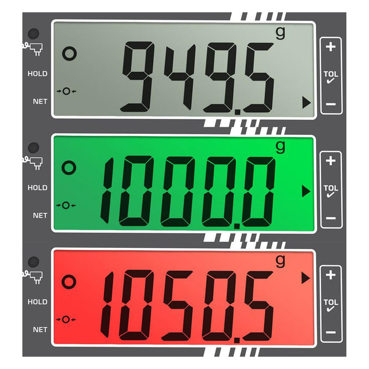 Edelstahlwaage mit erhöhtem Feuchteschutz [Kern FOB 1.5K0.5] Präzision bis 0,5 g, Wägebereich max. 1