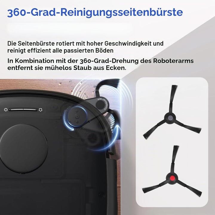 C28 Zubehör Ersatz für Eufy C28 Omni Staubsauger,ZubehörSet Beinhaltet 1 Hauptbürste,1 Rollmopp,4 Se