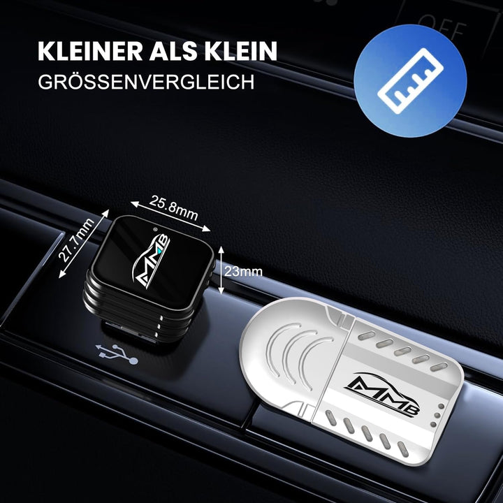 MMB CP-Ultra 2026 kabelloser CarPlay Adapter, 2-in-1 für iPhone & Android Auto, Wi-Fi 6+Bluetooth 5.