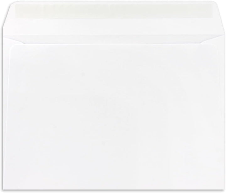 400x Briefumschläge DIN C5 Hochweiss (Weiss) - 16,2 x 22,9 cm - Haftklebung - Edle Kuverts für gross