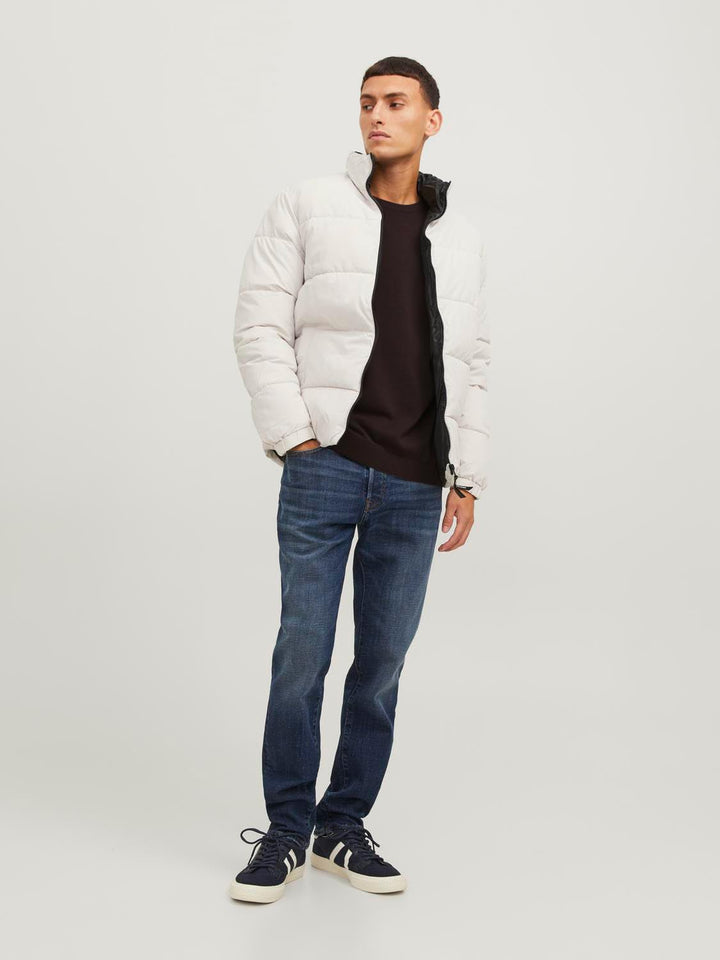 JACK & JONES Male Strickpullover Einfarbig Strickpullover S Braun (Mulch), S Braun (Mulch)