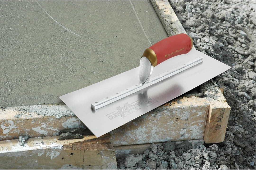 Marshalltown PermaShape Glättkelle, gebogene Form, aus Carbonstahl, perfekt für Verputzer und Gipser