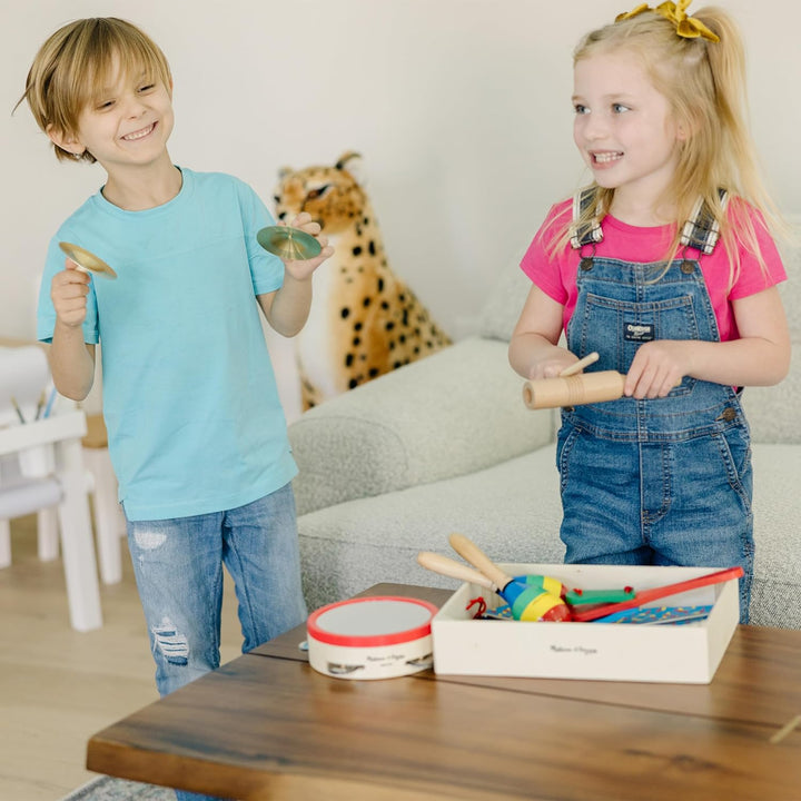 Melissa & Doug Eine Band im Kasten | Musikinstrumente | Musikalisches Spielzeug für Kinder | 3+ | Ge