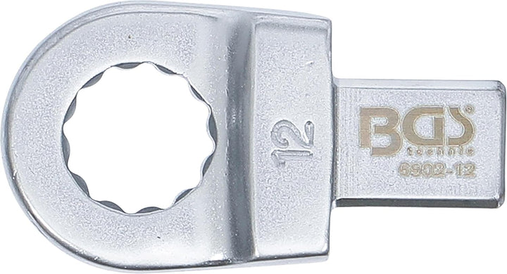 BGS 6902-12 | Einsteck-Ringschlüssel | 12 mm | Aufnahme 9 x 12 mm, 12 mm