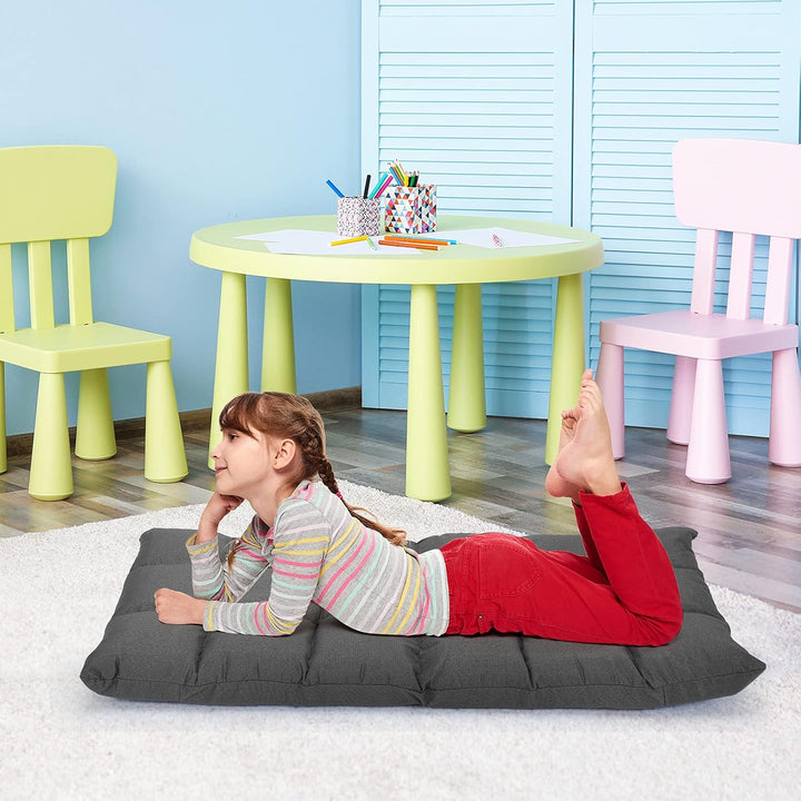 RELAX4LIFE Bodenstuhl Faltbar, Lazy Sofa, Meditationsstuhl, Bodensessel mit Verstellbarer Lehne, für