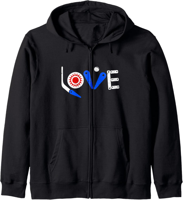 Pinball LOVE | Cool Pinball Machine Flipper and Bumper Kapuzenjacke
