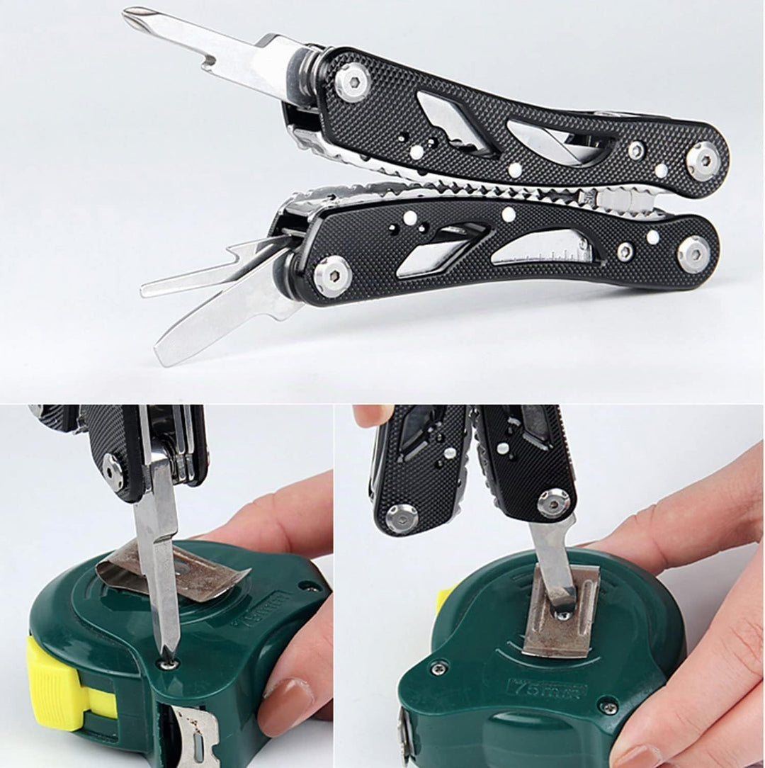 Multitool, Multifunktionszange 14 in 1 Faltbares Multitool mit Nylontasche, Edelstahl Multitools mit