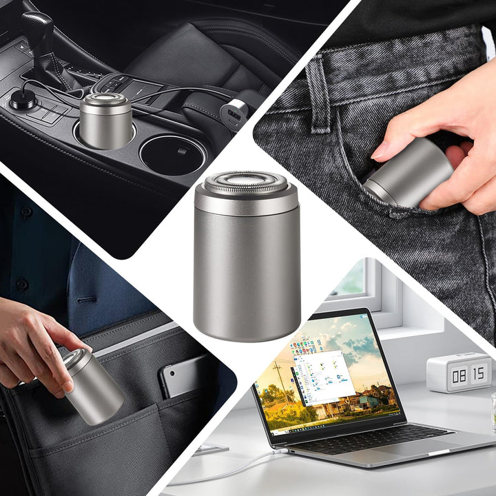 BSOON Mini Portable Electric Shaver, Multifunctional Rasierer Herren Elektrisch, USB Wasserdichter T
