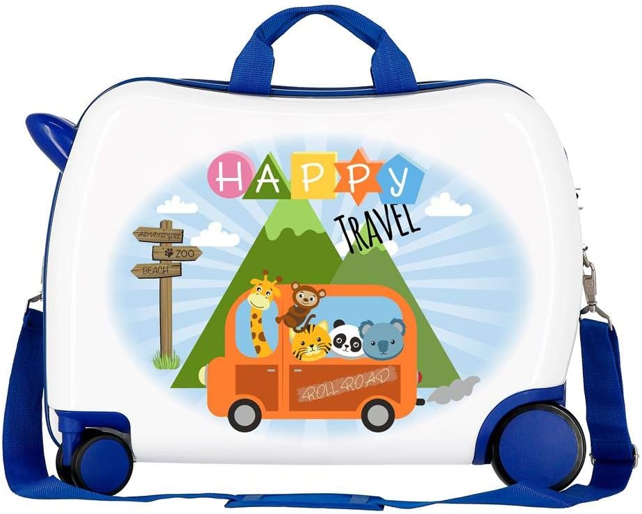 Roll Road Little Me Kinder-Koffer Mehrfarbig 50x38x20 cms Hartschalen ABS Kombinationsschloss 34L 2,
