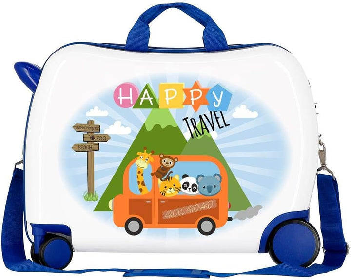 Roll Road Little Me Kinder-Koffer Mehrfarbig 50x38x20 cms Hartschalen ABS Kombinationsschloss 34L 2,