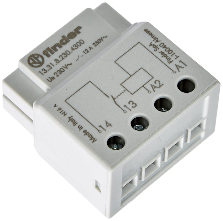 finder Serie 13 Zusatzrelais, 1 Kontakt, 230 V, Wechselstrom