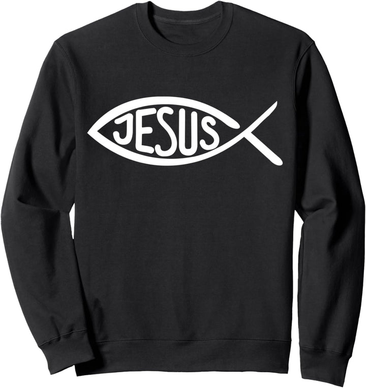 Jesus Fisch Sweatshirt