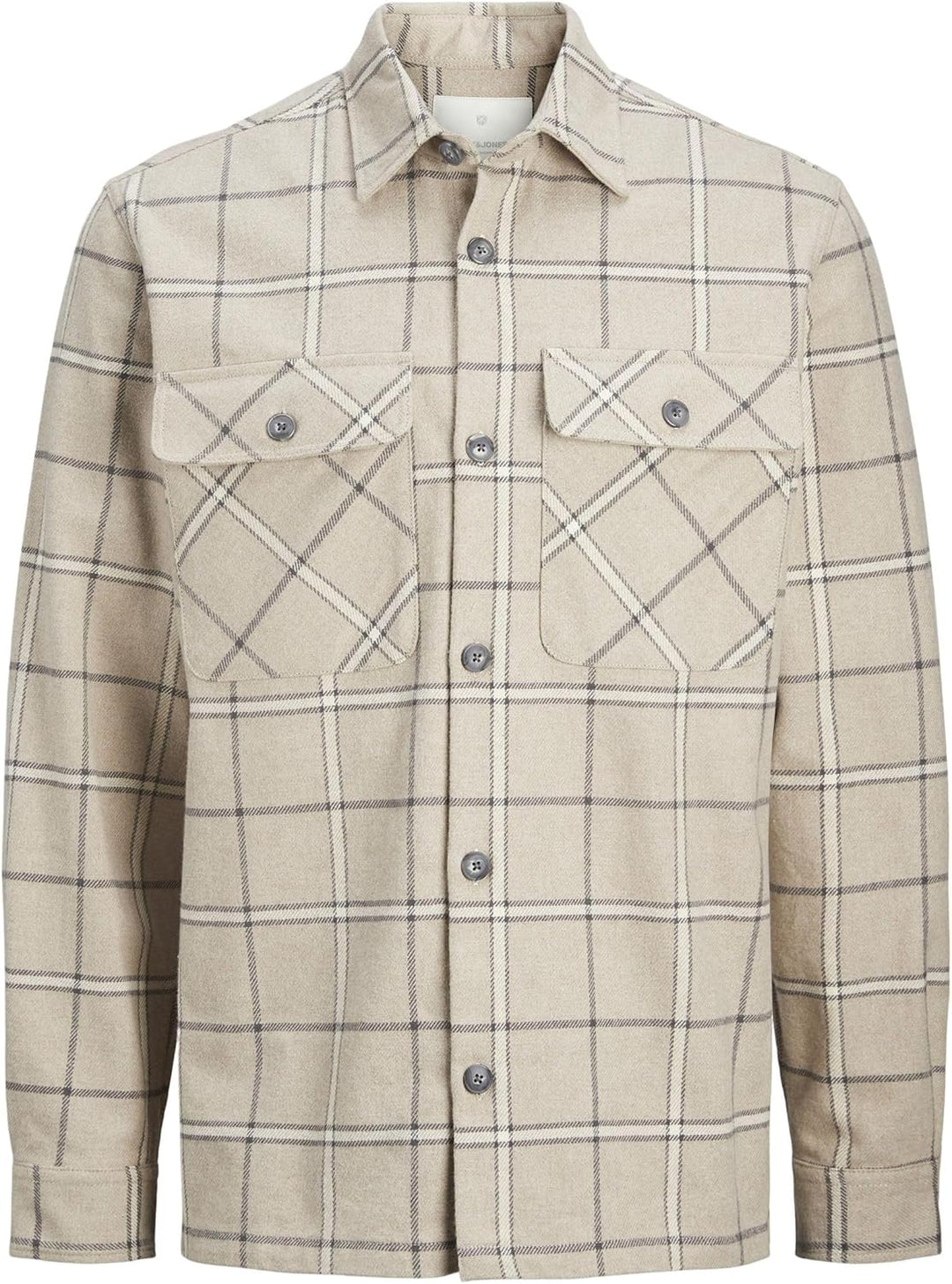 JACK & JONES Male Overshirt Slim Fit Overshirt XS Agave Green, XS Agave Green